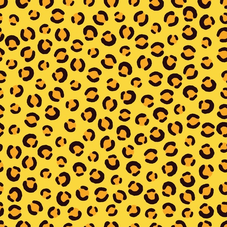 Seamless leopard patternのイラスト素材