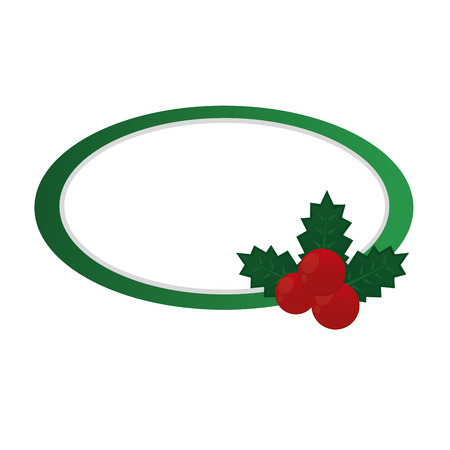 abstract merry christmas label on a white backgroundのイラスト素材