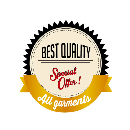 abstract big sale label on a white backgroundのイラスト素材