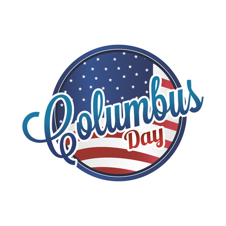 abstract columbus day object on a white backgroundのイラスト素材
