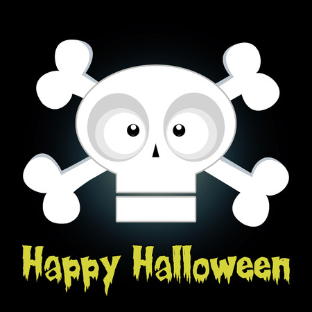 abstract halloween background with some special objectsのイラスト素材