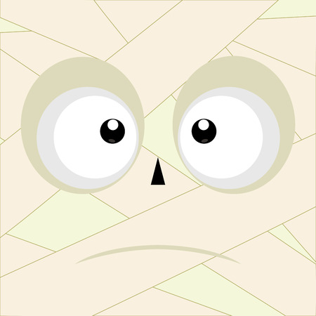 abstract cute halloween mask making a special backgroundのイラスト素材