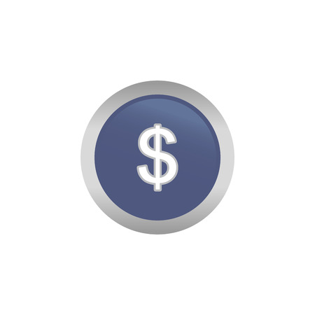 an isolated blue label with a web iconのイラスト素材