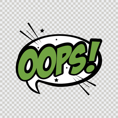 isolated comic speech bubble on a textured background. Vector illustrationのイラスト素材