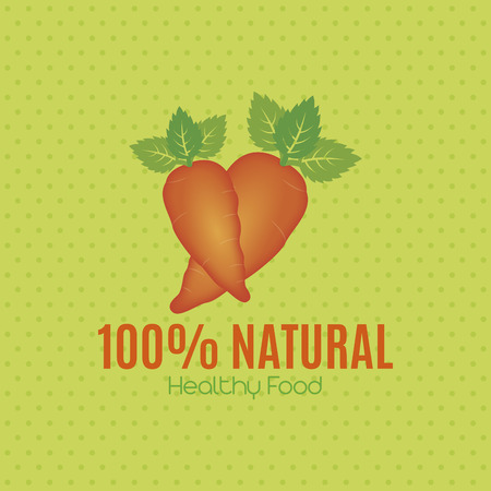 Isolated vegetable on a textured background. Vector illustrationのイラスト素材