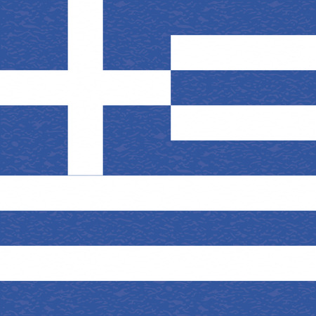 Abstract Greece flag with a grunge textureのイラスト素材