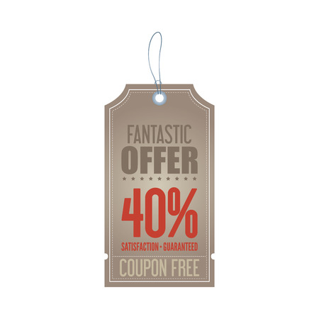 Abstract big sale object on a white backgroundのイラスト素材