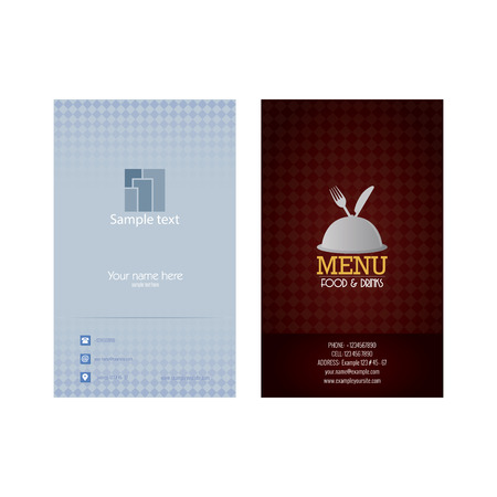 Abstract presentation card on a white backgroundのイラスト素材