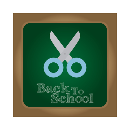 Abstract Back to school background with some special objectsのイラスト素材