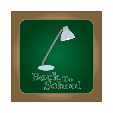 Abstract Back to school background with some special objectsのイラスト素材