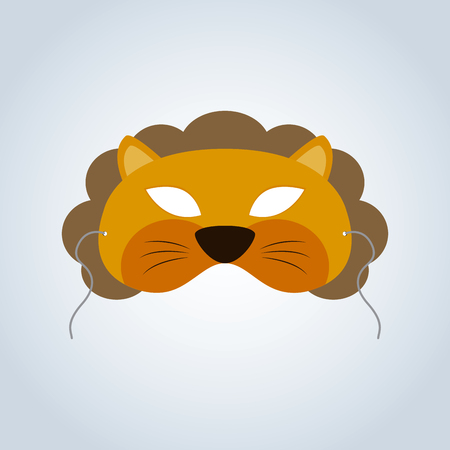Abstract Lion  Mask on a special backgroundのイラスト素材