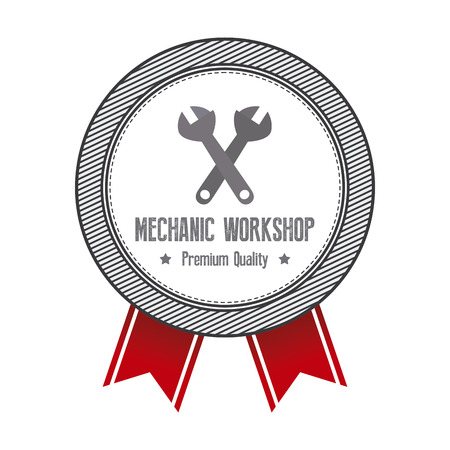 Abstract business object label on a white backgroundのイラスト素材