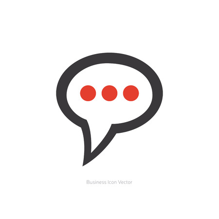 Isolated dialog box on a white backgroundのイラスト素材
