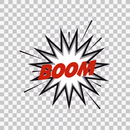 Isolated comic expression with text on a white textured backgroundのイラスト素材