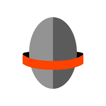 Isolated heraldry shield with a ribbon, Vector illustrationのイラスト素材