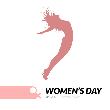 Happy women's day graphic design, Vector illustrationのイラスト素材