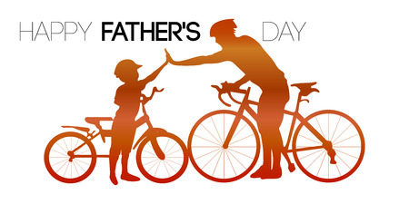 Happy father's day graphic design, Vector illustrationのイラスト素材