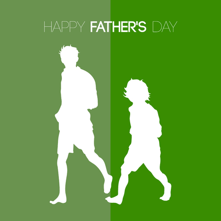 Happy father's day graphic design, Vector illustrationのイラスト素材