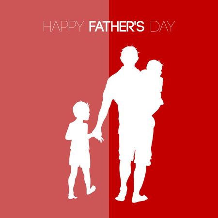 Happy father's day graphic design, Vector illustrationのイラスト素材