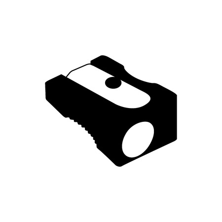 Isolated silhouette of a sharpener, Vector illustrationのイラスト素材