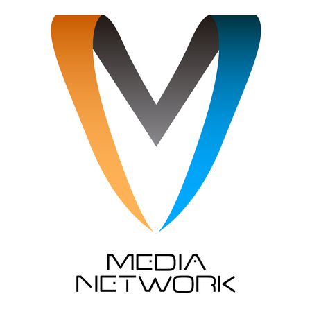 Isolated business logo on a white background, Vector illustrationのイラスト素材