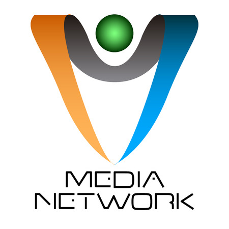 Isolated business logo on a white background, Vector illustrationのイラスト素材