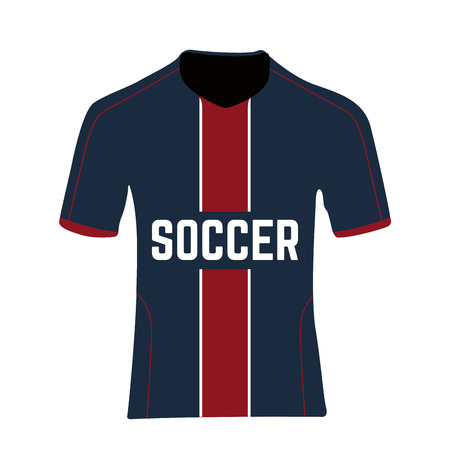 Isolated sport uniform on a white background, Vector illustrationのイラスト素材