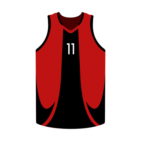 Isolated sport uniform on a white background, Vector illustrationのイラスト素材