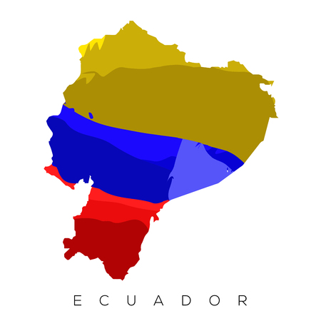 Isolated Venezuelan map with its flag, Vector illustrationのイラスト素材