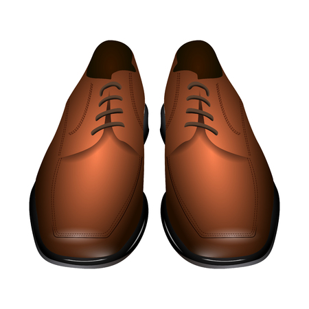 Isolated pair of shoes, Father's day vector illustrationのイラスト素材