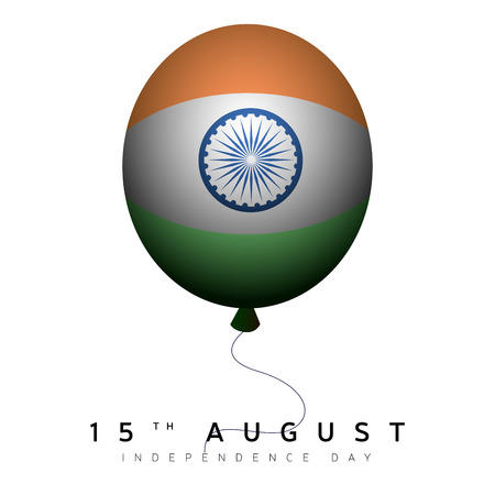 Happy indian independence day graphic design, Vector illustrationのイラスト素材