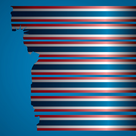 Happy American Independence Day pattern, Vector illustrationのイラスト素材