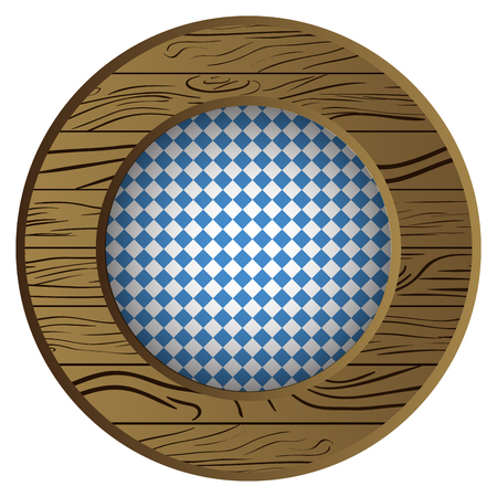 Isolated textured label on a white background, vector illustrationのイラスト素材