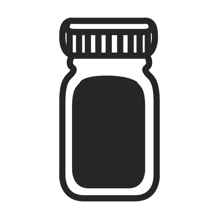 Isolated medicine on a white background, vector illustrationのイラスト素材