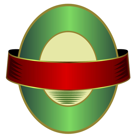 Empty label flat icon design vector illustrationのイラスト素材