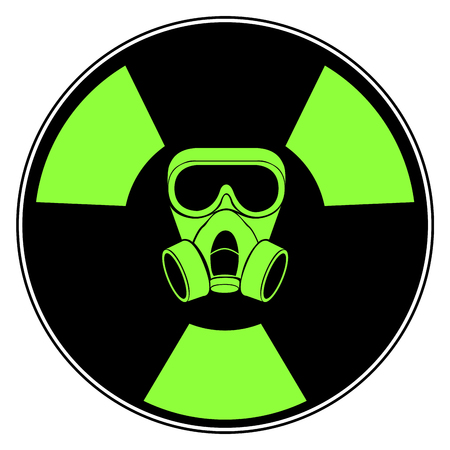 Isolated radioactive signal icon symbol design vector illustrationのイラスト素材