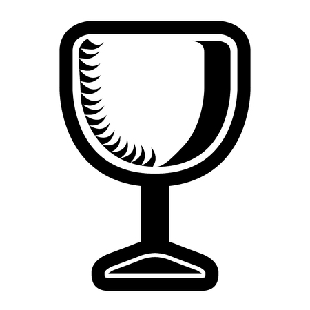 Beer icon isolated on white background, Vector illustrationのイラスト素材