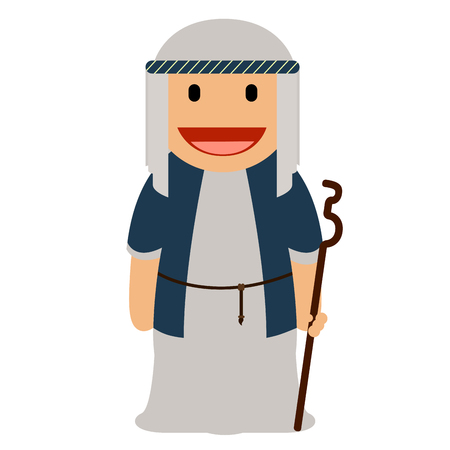 Isolated shepherd iconのイラスト素材