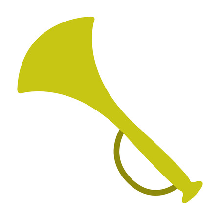 Isolated trumpet iconのイラスト素材