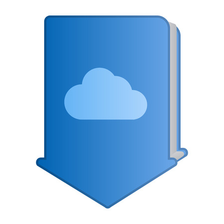 E-book download graphic design illustration.のイラスト素材