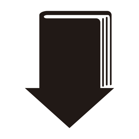 E-book download graphic design illustration.のイラスト素材