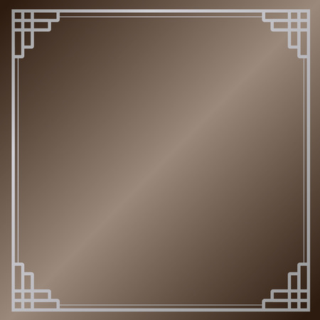 Traditional asian background with a border pattern, Vector illustration.のイラスト素材