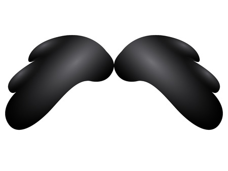 Isolated mustache iconのイラスト素材