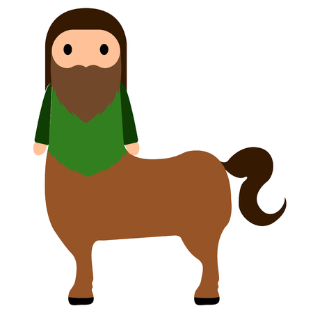 Cute centaur iconのイラスト素材