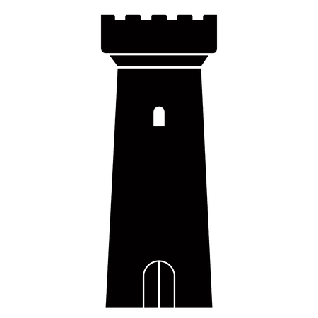 Isolated tower icon Vector illustration.のイラスト素材