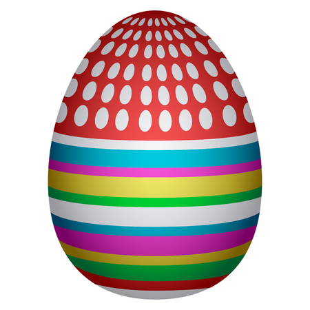Isolated easter egg image. Vector illustration designのイラスト素材