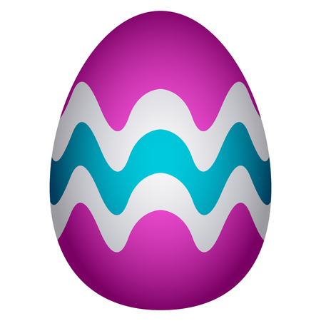 Isolated easter egg image. Vector illustration designのイラスト素材