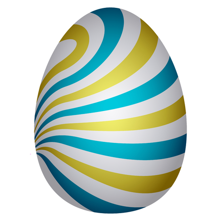 Isolated easter egg image. Vector illustration designのイラスト素材
