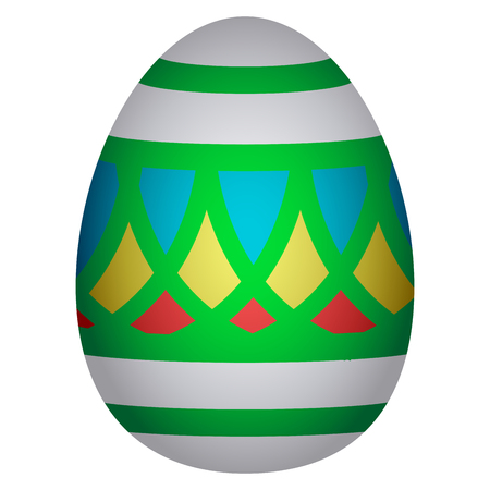 Isolated easter eggのイラスト素材
