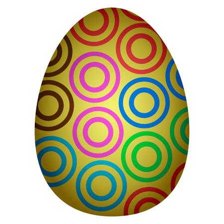 Isolated easter eggのイラスト素材